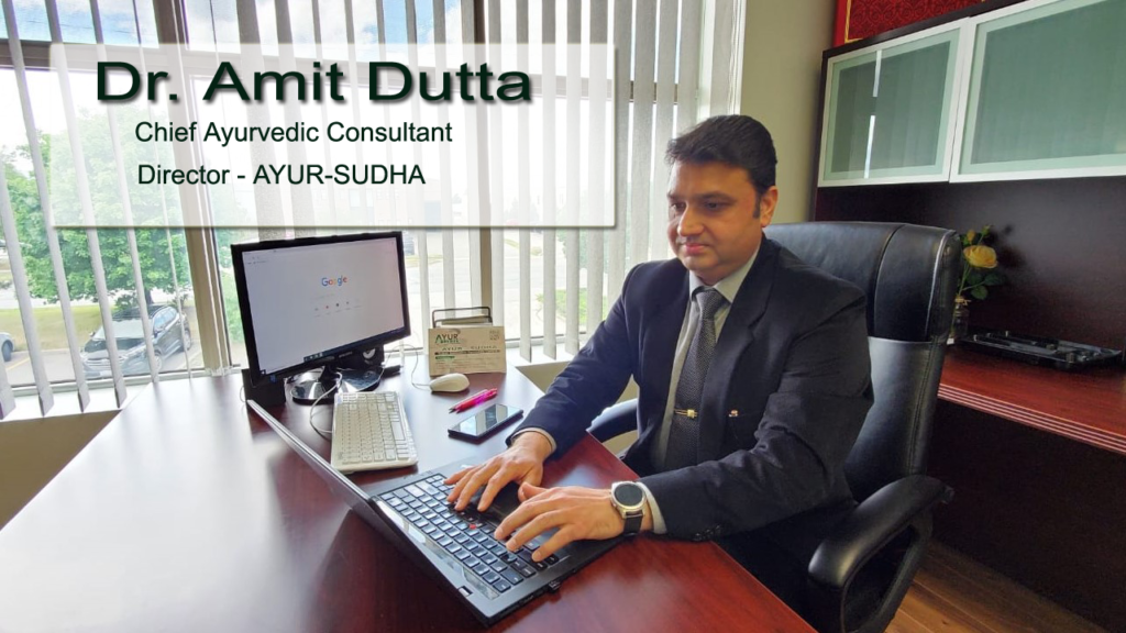 Dr. Amit Dutta Skin Specialist. Chief Ayurveda Consultant