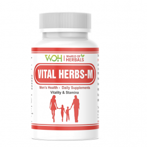 Vital-Herbs M Ayurvedic Medicine for Men's Sexual Power and Stamina in India.